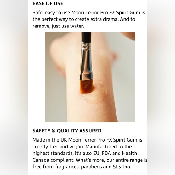 Moon Terror Professional Spirit Gum - Picture 4 of 6